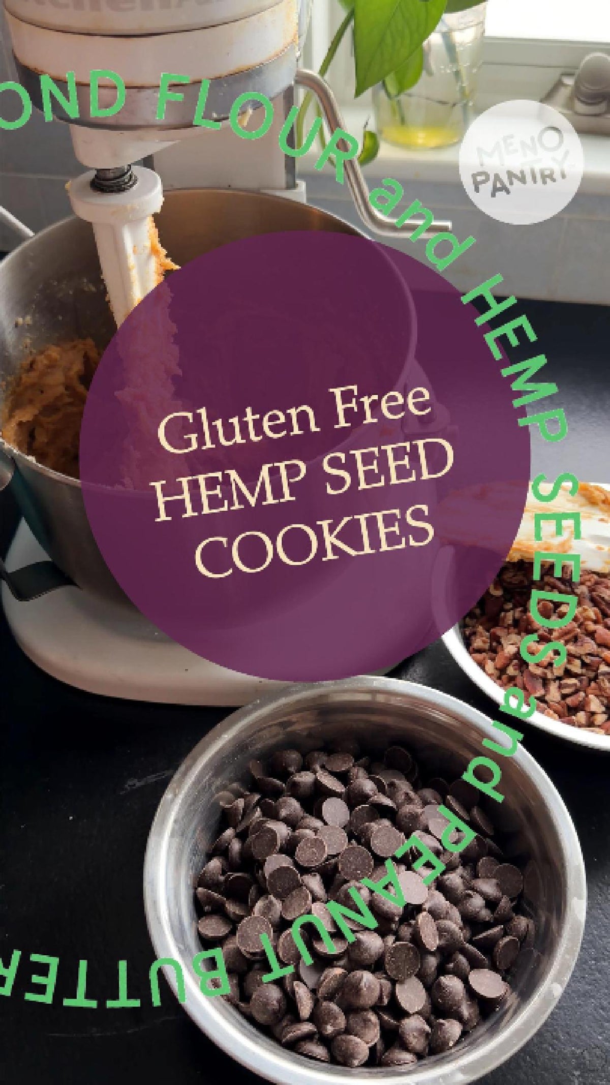 Giant-Batch Almond Hemp Cookies