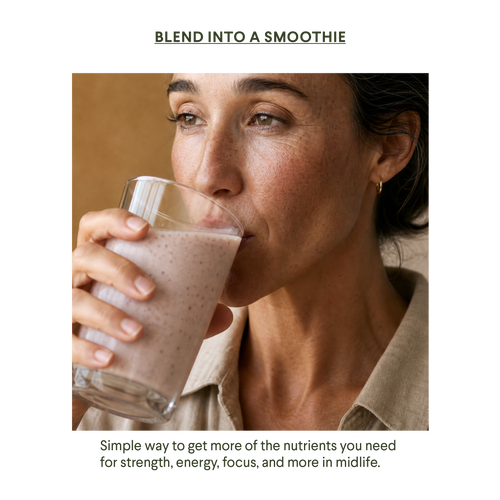 Menomix Plant Protein, Fiber & Super Nutrients / Foundation Smoothie Mix